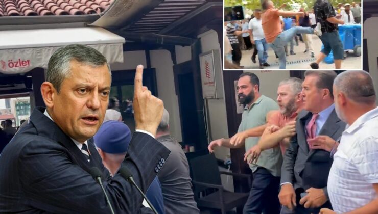 Özgür Özel’in cuma çıkışında ortalık karıştı! Sarıgül araya girince arbede çıktı
