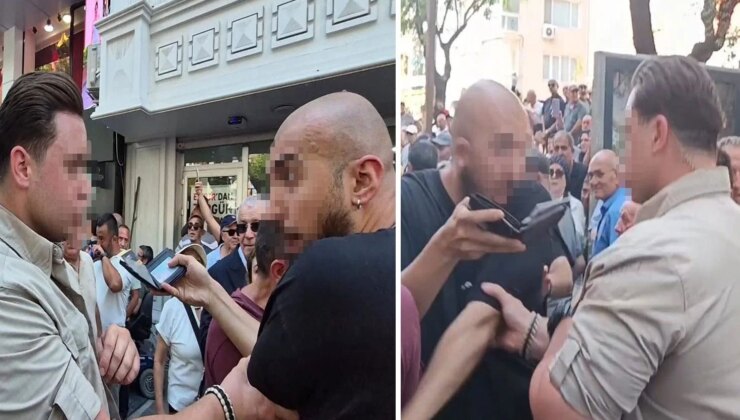 Özgür Özel’in korumasından gazetecilere peş peşe fiziki müdahale