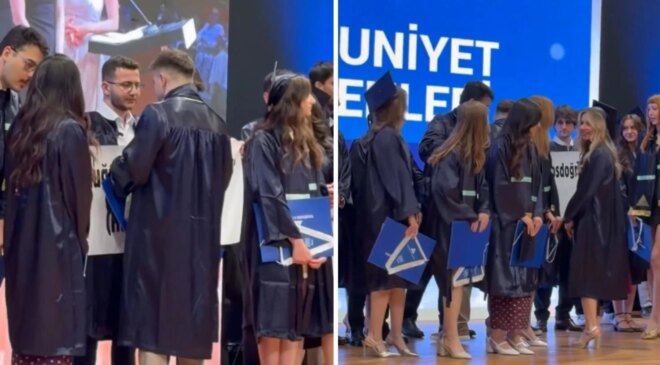 Yeditepe Üniversitesi’nde skandal! Ayetin önünü kapatıp alkışlarla destek verdiler