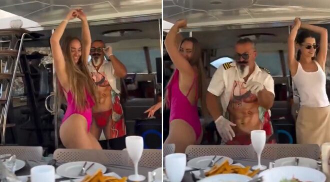 Para için her yol mübah mı? Tekne kaptanından yeni bir görüntü daha