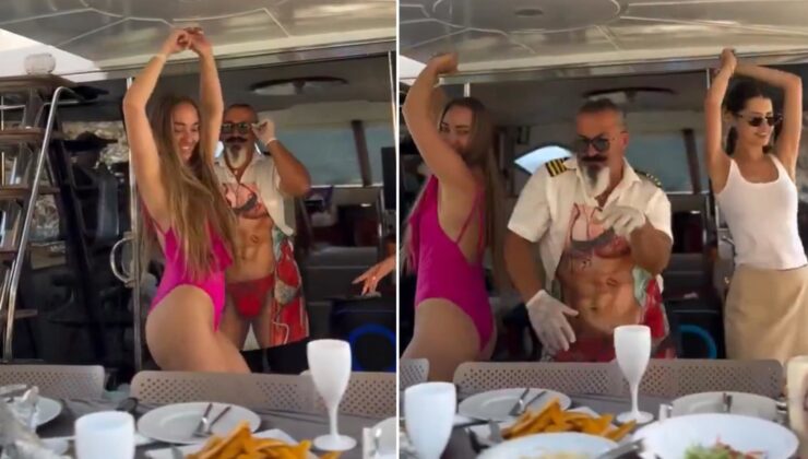 Para için her yol mübah mı? Tekne kaptanından yeni bir görüntü daha