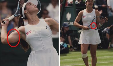 Raketinde Filistin, kortta güç! Zeynep Sönmez Wimbledon’a damga vurdu
