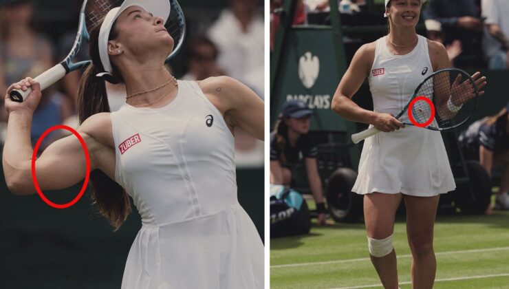 Raketinde Filistin, kortta güç! Zeynep Sönmez Wimbledon’a damga vurdu