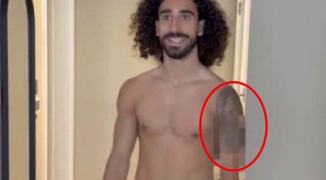 Sakın eşi görmesin! Cucurella’nın koluna dövmesini yaptırdığı isim bomba