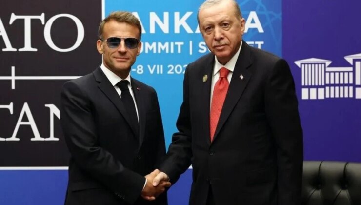 Cumhurbaşkanı Erdoğan, Macron ile görüştü: Şam’daki bombalı saldırı da gündemdeydi