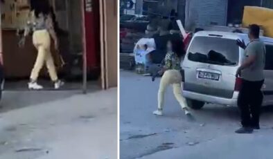 Sanayide çekiçli intikam: Genç kadın sevgilisini dükkanını basıp dehşet saçtı