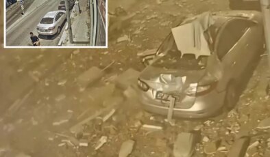 Çorlu’da patlamadan son anda kaçış