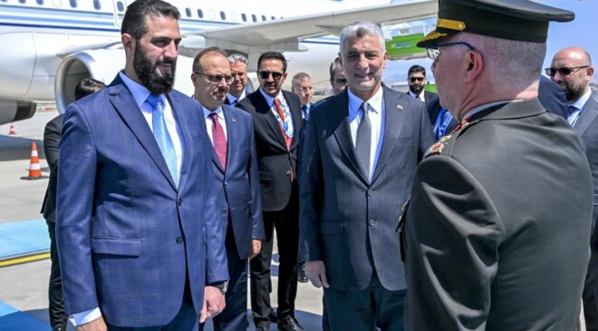 Suriye Cumhurbaşkanı Şara, NATO Zirvesi için Ankara’da