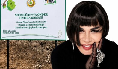 Sezen Aksu’dan vefa örneği! Özkan Uğur ve Sırrı Süreyya Önder için 10 bin fidan