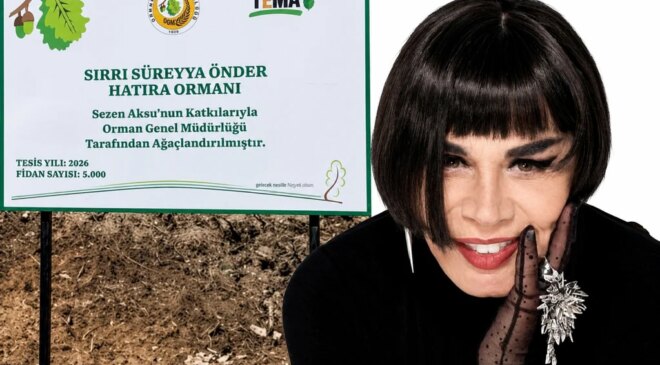 Sezen Aksu’dan vefa örneği! Özkan Uğur ve Sırrı Süreyya Önder için 10 bin fidan