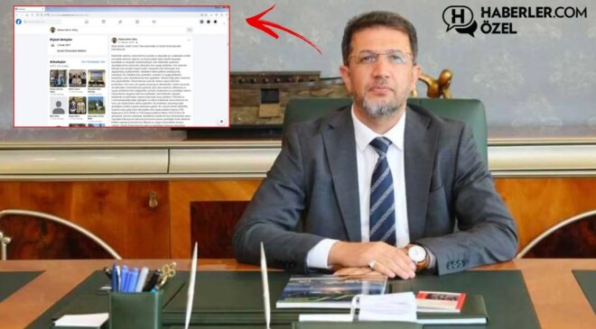 Skandal açıklama Şırnak Üniversitesi Rektörü Abdurrahim Alkış’a mı ait? Sessizliğini Haberler.com’a bozdu