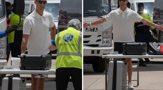 Üstü aranan Ronaldo’nun verdiği tepkiler gündem oldu