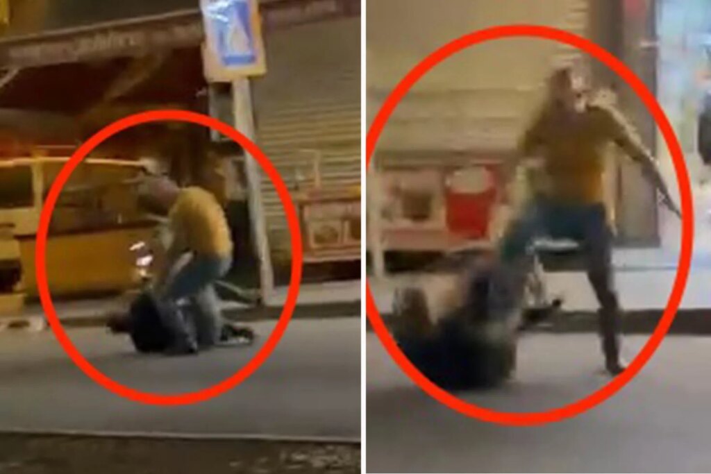 Diyarbakır'da taksicilerin durak kavgası kamerada