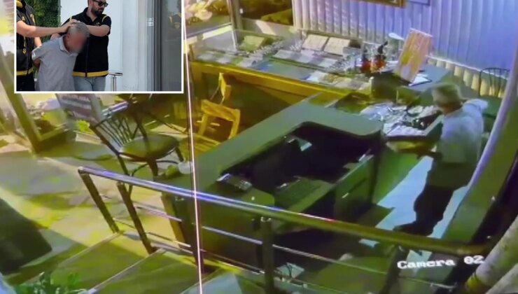 Sürünerek girdiği mağazayı soydu, 1 milyon TL’lik  zarar verdi