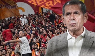 Galatasaray taraftarından Okan Buruk ve Dursun Özbek’e sert tepki