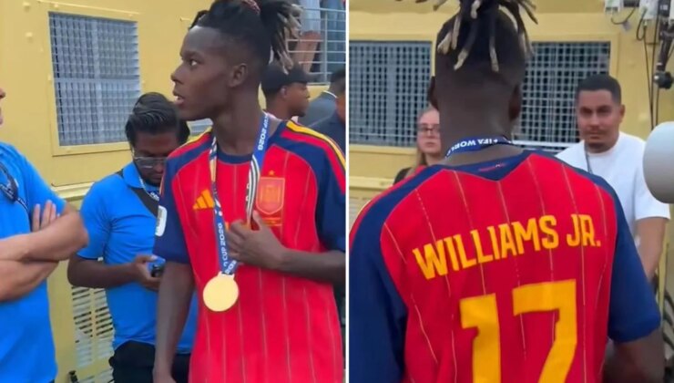 Nico Williams, altın madalyasını Sahra Çölü’nü aşan annesine hediye etti