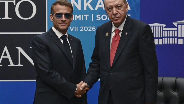 NATO Zirvesi’nde kritik temas! Erdoğan, Macron ile görüştü