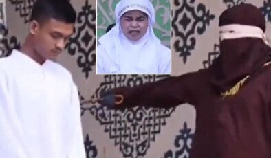 TikTok’ta öpüşen çifte 21’er kırbaç cezası