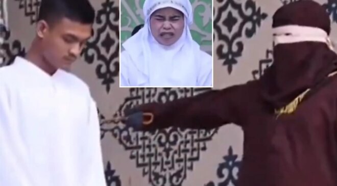 TikTok’ta öpüşen çifte 21’er kırbaç cezası