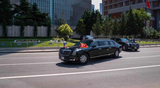 Trump’ı taşıyan ‘Canavar’ canlı yayınları kesti: ABD Başkanı’na üst düzey elektronik koruma