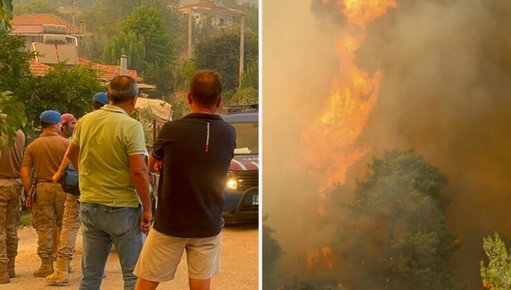 Muğla’nın Fethiye ilçesinde orman yangını! Tahliyeler başladı