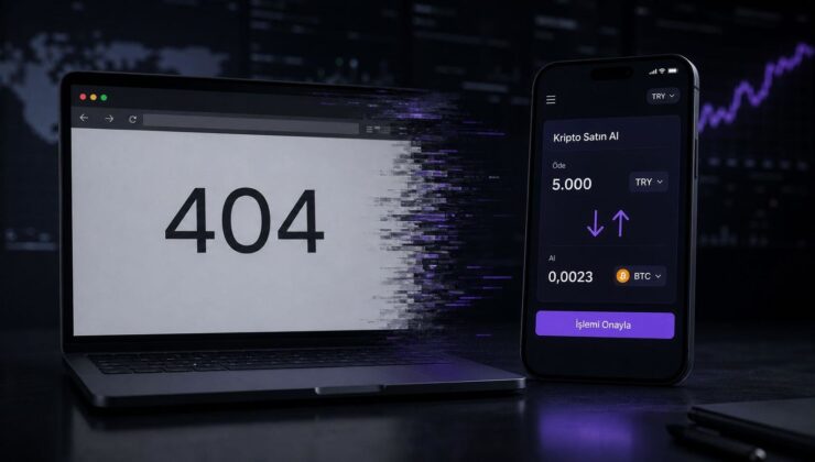 Türkçe sayfalar 404 oldu, kripto çağrısı bitmedi: MoonPay kullanıcıları uygulamaya yönlendiriyor