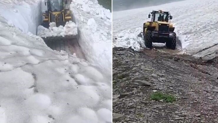 Türkiye kavrulurken Kars’ta 3 metre kar şaşkınlığı