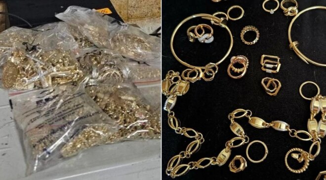 Türkiye’den çıkış yaparken yakalandılar! Her yerden altın fışkırdı