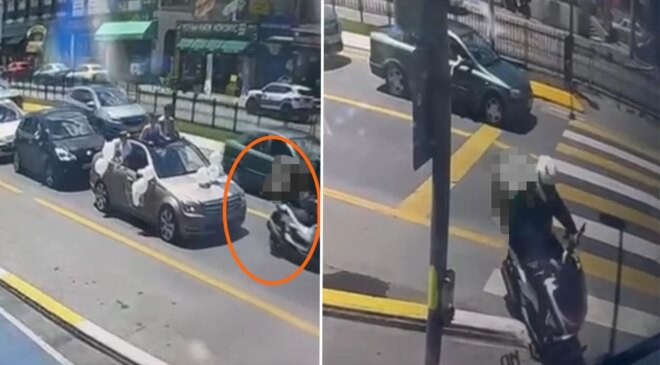Bahşiş almak için konvoya dalıp kazaya neden olan kuryeye 101 bin lira ceza kesildi