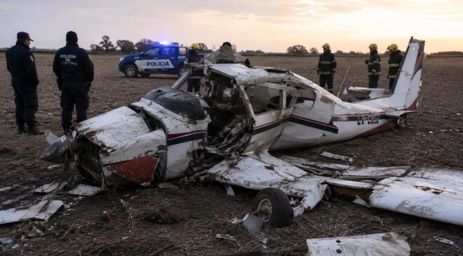 Arjantin’de eğitmen pilot kokpitten düştü, uçağı öğrencisi indirdi