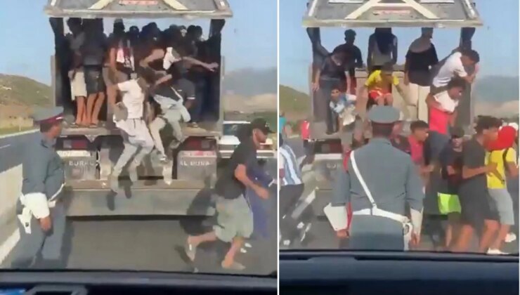İspanya’da göçmen krizi! Bu kez yüzerek değil kamyon kasasında geldiler
