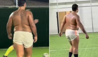 Halı sahada görüntülenen Lvbel C5’in son hali dikkat çekti