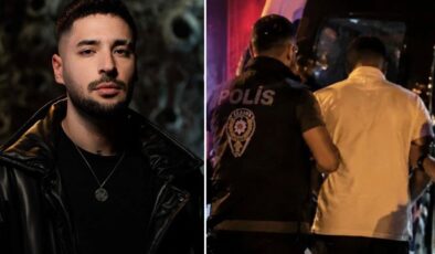 Rapçi “Uzay” sahnede olduğu sırada gözaltına alındı
