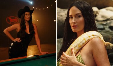 Ünlü şarkıcı Kacey Musgraves yağmur ormanında soyundu