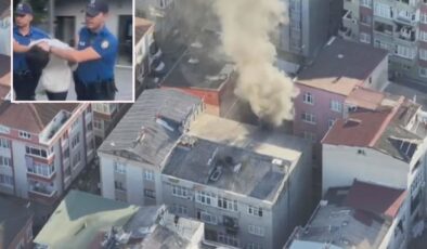 Annesinden para alamayınca evi ateşe verip kaçan kundakçı yakalandı
