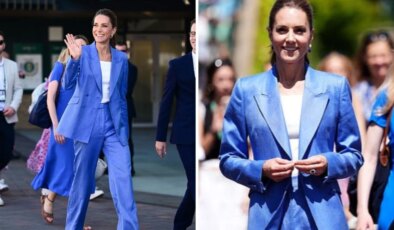 Wimbledon’da Prenses Kate rüzgarı: Şıklığıyla büyüledi