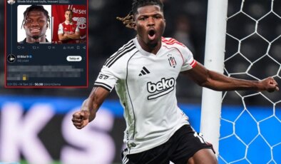 Yapılan paylaşım sonrası çılgına dönen El Bilal Toure’den Beşiktaş taraftarına hakaret