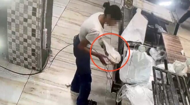 Yer: Diyarbakır! Yaptığı rezilliği kimse görmüyor sandı ama kamera kayıttaydı