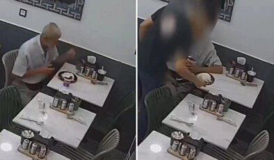 Sözün bittiği yer! Yaptığı rezilliği kimse görmüyor sandı ama kamera kayıttaydı