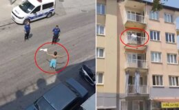 Yarı çıplak halde sokağa çıktı, ikna edildikten sonra canına kıydı