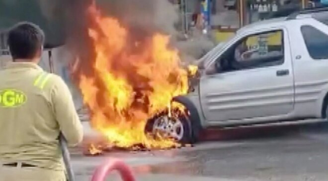 Yıllarca para biriktirip satın aldı, gözünün önünde alev alev yandı