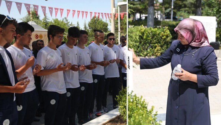 Ömer Halisdemir’in kabrine ziyaretçi akını: Oğluma onun adını verdim