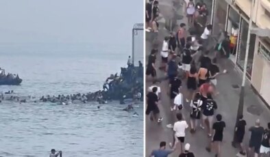 İspanya’da düzensiz göçmen krizi! Yüzerek geldiler, şehri karıştırdılar