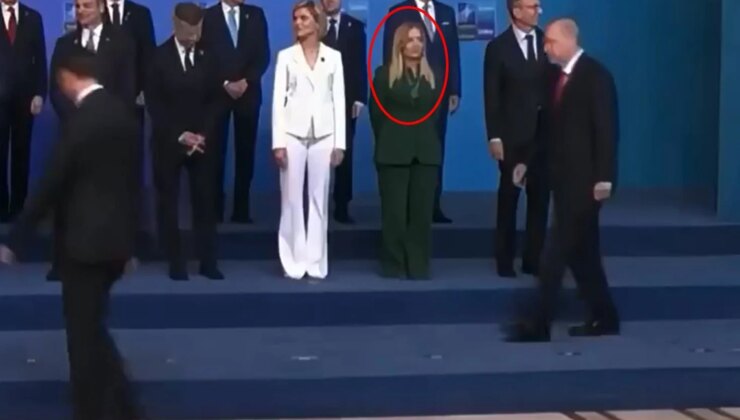 Aile fotoğrafında dikkat çeken an! Meloni, Trump’ı görünce başını çevirdi
