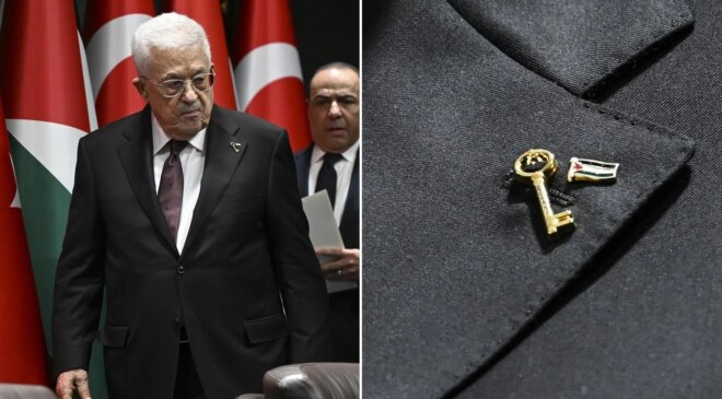 Abbas’ın yakasındaki anahtarın anlamı yürek burktu: Filistin’e dönüş umudunu simgeliyor