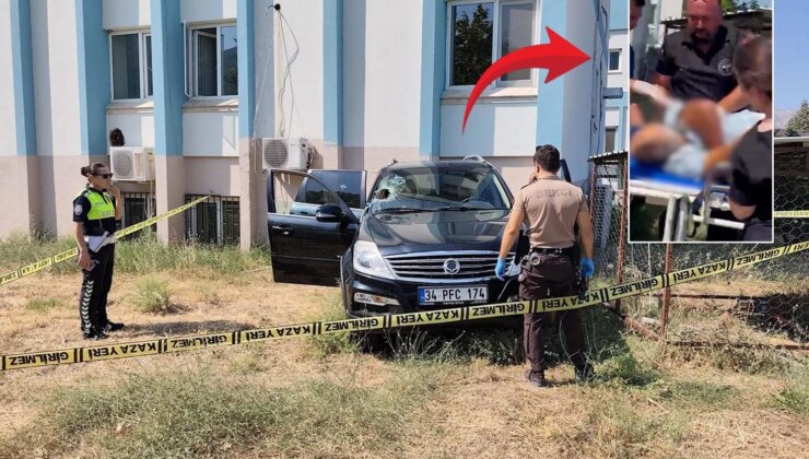 Kalp krizi geçiren adam hastane bahçesinde can verdi