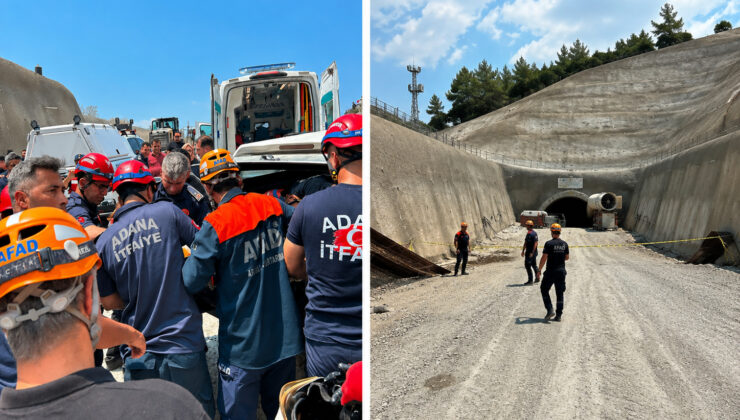Adana’da yaşanan  tünel göçüğünde ölü sayısı 2’ye yükseldi