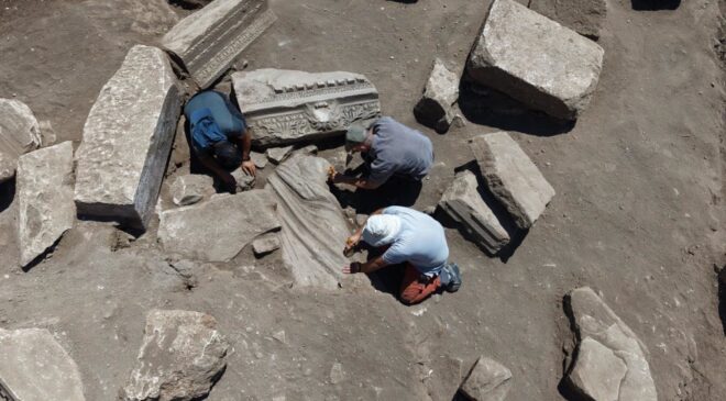 Antik kentte tarihi kazı: Tam bin 800 yıllık şifa sembolü gün yüzüne çıkarıldı