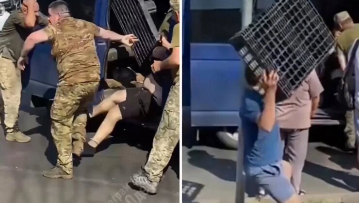 Askerlere böyle saldırdılar, adamı kurtardılar