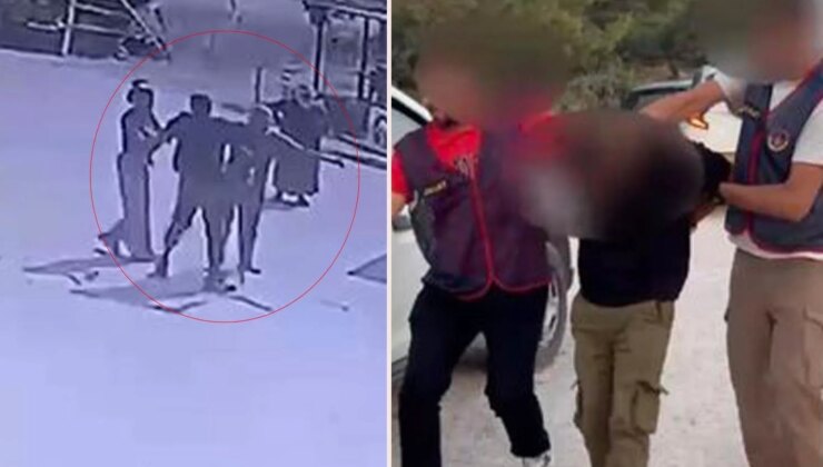 Babasının gözleri önünde silahla kaçırdı! Eski sevgili dehşeti kameralara yansıdı